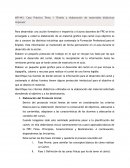 Diseño y elaboración de materiales didácticos impresos