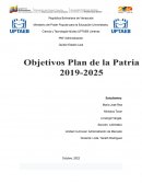 Objetivo 3.1 Plan de la patria 2019-2025
