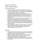 Teoría de la arquitectura Medio 4. Medio tecnológico