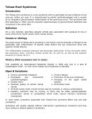 Tolosa-Hunt Syndrome