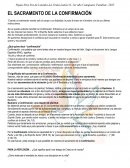 EL SACRAMENTO DE LA CONFIRMACIÓN