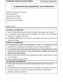 Elaboración del esquema para el texto expositivo