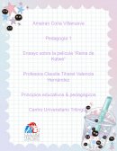 Ensayo sobre la pelicula Reina de Katwe