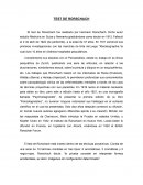 ENSAYO TEST DE RORSCHACH
