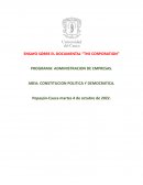 AREA: CONSTITUCION POLITICA Y DEMOCRATICA