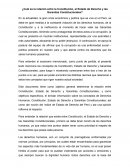 Cuál es la relación entre la Constitución, el estado de derecho y las Garantías Constitucionales?
