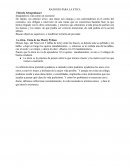 RAZONES PARA LA ÉTICA