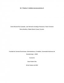 Práctica 3. Análisis macroeconómico A. Página 1
