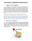 GUIA PARA EL SEMINARIO INVESTIGATIVO. HEMOGLOBINA Y HEMATOCRITO
