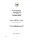 PROGRAMA DE ADMINISTRACIÓN DE EMPRESAS