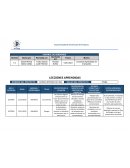 EJEMPLO DE LECCIONES APRENDIDAS