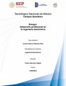 Desarrollo profesional en la ingeniería electrónica