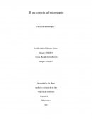 El uso correcto del microscopio Practica de microscopia 1°