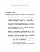 Acciones emprendidas con la metodología aprende en casa Segundo grado, grupo “A”