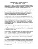 LA IMPORTANCIA DE LA HISTORIA DEL DERECHO EN LA FORMACIóN DEL JURISTA