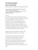 La historia de la música popular