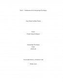 Tarea 1: -Fundamentos de la Antropología Psicológica