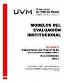 Modelos de Evaluación Institucional