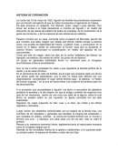 Historia de Coronacion