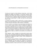 UNA APROXIMACION A LA PROBLEMÁTICA DE ESTUDIO