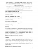 IMPACTO DE LA PUBLICIDAD EN REDES SOCIALES EN LA DECISIÓN DE COMPRA DEL CONSUMIDOR DE AREQUIPA (PERU)