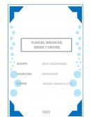 Planes de la adminstración