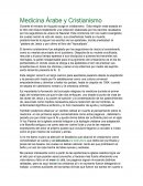 Medicina Árabe y Cristianismo