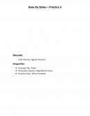 Base De Datos – Práctica 3