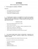 RETO: CÁLCULO DE LA PRODUCTIVIDAD