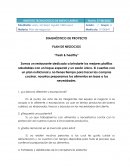 DIAGNÓSTICO DE PROYECTO PLAN DE NEGOCIOS “Fresh & healthy”
