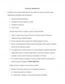 Escenarios Administrativos