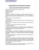 Guía para la presentación de Informes de Laboratorio