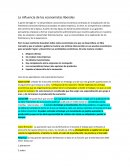 La formación de los economistas liberales