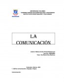 La comunicación. Cuadro comparativo
