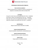 Situación socioeconómica y el impacto en el entorno en estudiantes, de pregrado en universidad privada, distrito de Tarapoto 2022