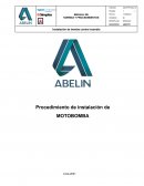 Instalación de bomba contra incendio