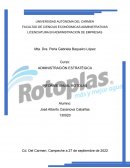 Administración estratégica. Informe anual rotolas