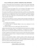 La evaluación de los alumnos y aprendizaje del profesor- Santos Guerra, Capitulo 6