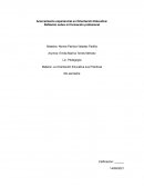 Acercamiento experiencial en Orientación Educativa: Reflexión sobre mi formación profesional