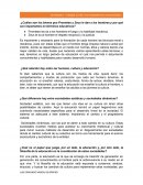 ¿Cuáles son los bienes que Prometeo y Zeus le dan a los hombres y por qué son importantes en términos educativos?