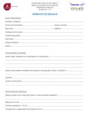 ENTREVISTA DE LENGUAJE