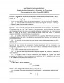 Examen matematicas aplicadas