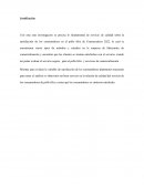 Justificación tangabilidad