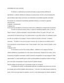 Informe de evaluación