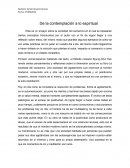 De la contemplación a lo espiritual