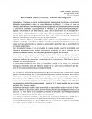 Personalidad, historia, concepto, medición e investigación