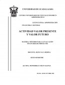 MÉTODOS PARA LA EVALUACIÓN FINANCIERA DE PROYECTOS