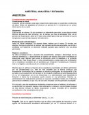 Anestesia, analgesia y eutanasia