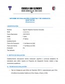 INFORME DE EVALUACIÓN COGNITIVA Y DE CONDUCTA ADAPTATIVA