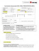 Rúbrica Control 4 Inglés Culinario V Gastronomía